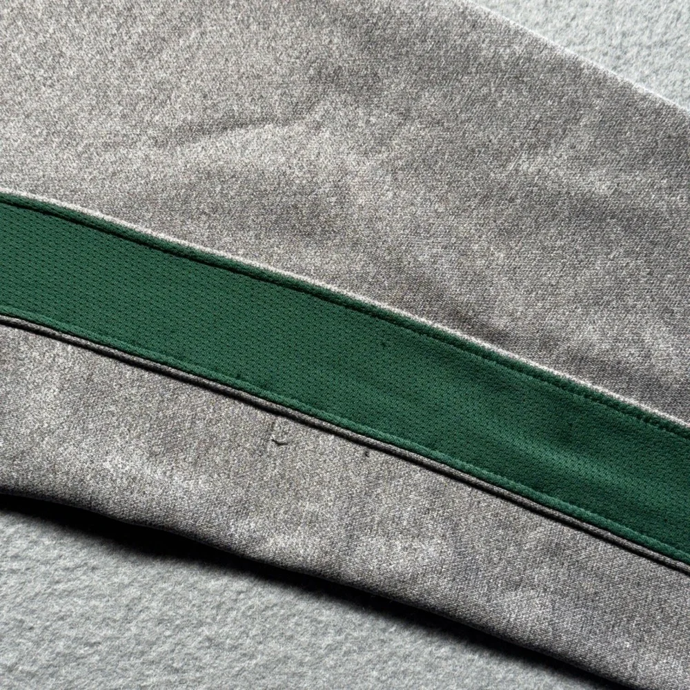Nike Therma-FIT‎ Just Do It Hoodie Mens Large Gray Green Pullover Sweatshirt